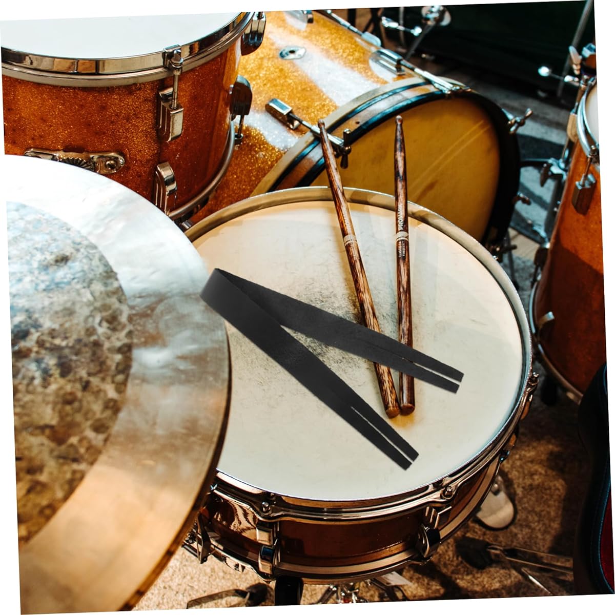 Vaguelly 8pcs Military Cymbal Pads Cymbal Belts Art Accessories Sound Hole Belts Panty Liners Cymbal Straps Napkins Cymbal Accessories Musical Instrument Pads