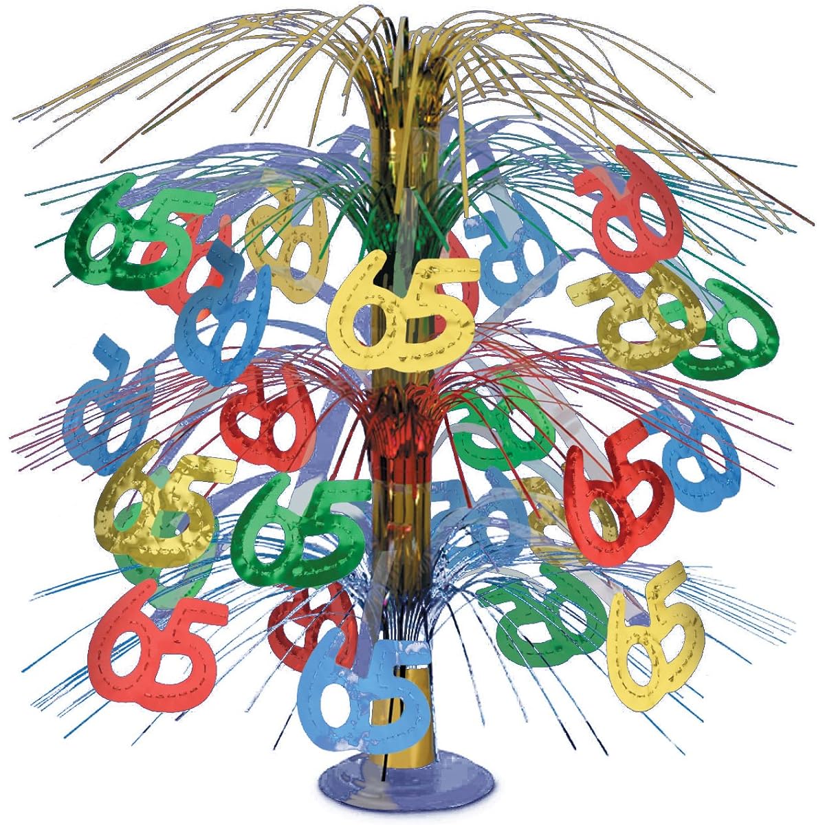 (1 piece) - 65 Cascade Centrepiece (multi-colour) Party Accessory (1 count) (1/Pkg)