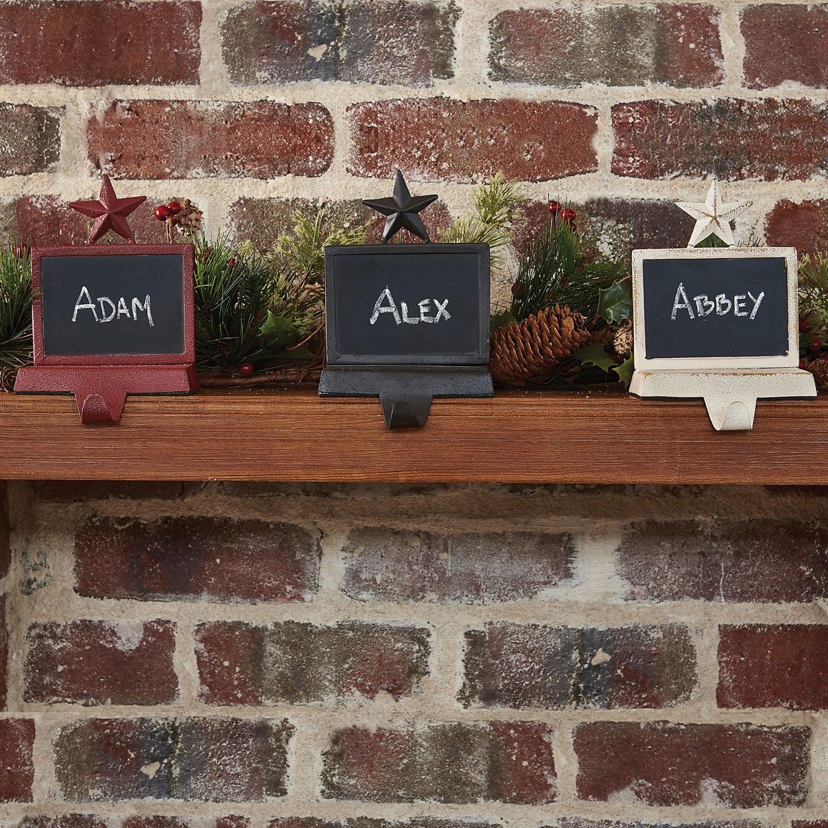 Park Designs Chalkboard Stocking Hanger Red