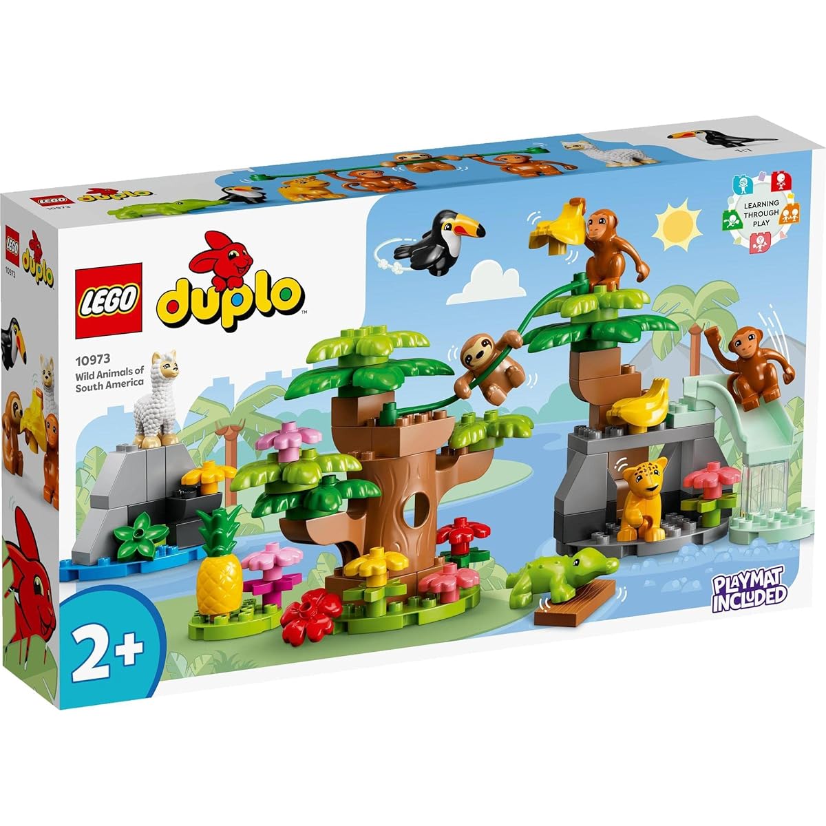 LEGO Duplo Duplo Town South American Animals 10973 Building Blocks Educational Toys Blocks Gifts for Toddlers Babies Animals Boys Girls Ages 2 and Up