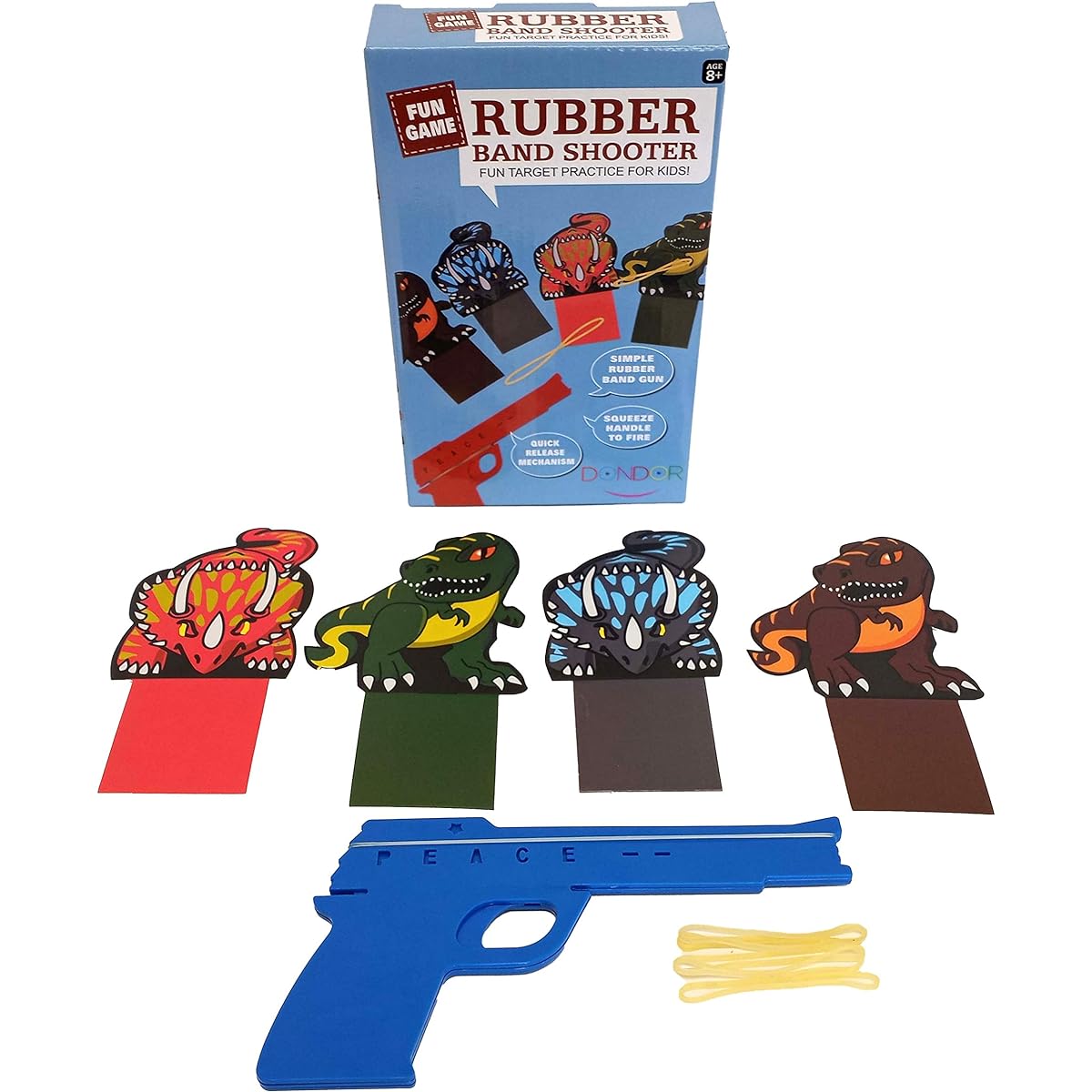 Rubber Band "Dinosaur" Target Practice