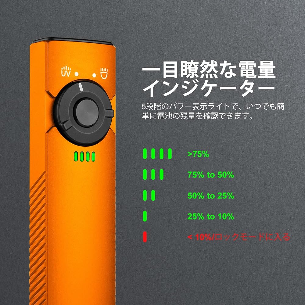 OLIGHT Arkfeld U EDC Flashlight 1000 Lumens Flashlight Dual Light Source Magnetic Charging Power Indication IPX7 Waterproof Lightweight Compact Dirt Prevention Disaster Prevention Work Outdoor Emergency Use