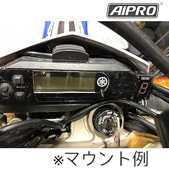 AIpro APY1 Shift Indicator Gear Position "WR250R/X 3D7 XJR400R 4HM XJR1300 RP17J FZ1 FZ6 FZ8 Feather YZF-R1 4XV 5JJ YZF-R6 5EB/5GV 5MT 5SL FZ400 4YR" (LED Red)