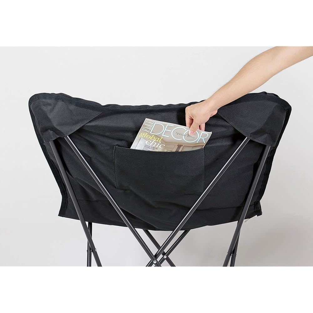 CAPTAIN STAG Chair Relax Cushion Chair CS Black Label UC-1693