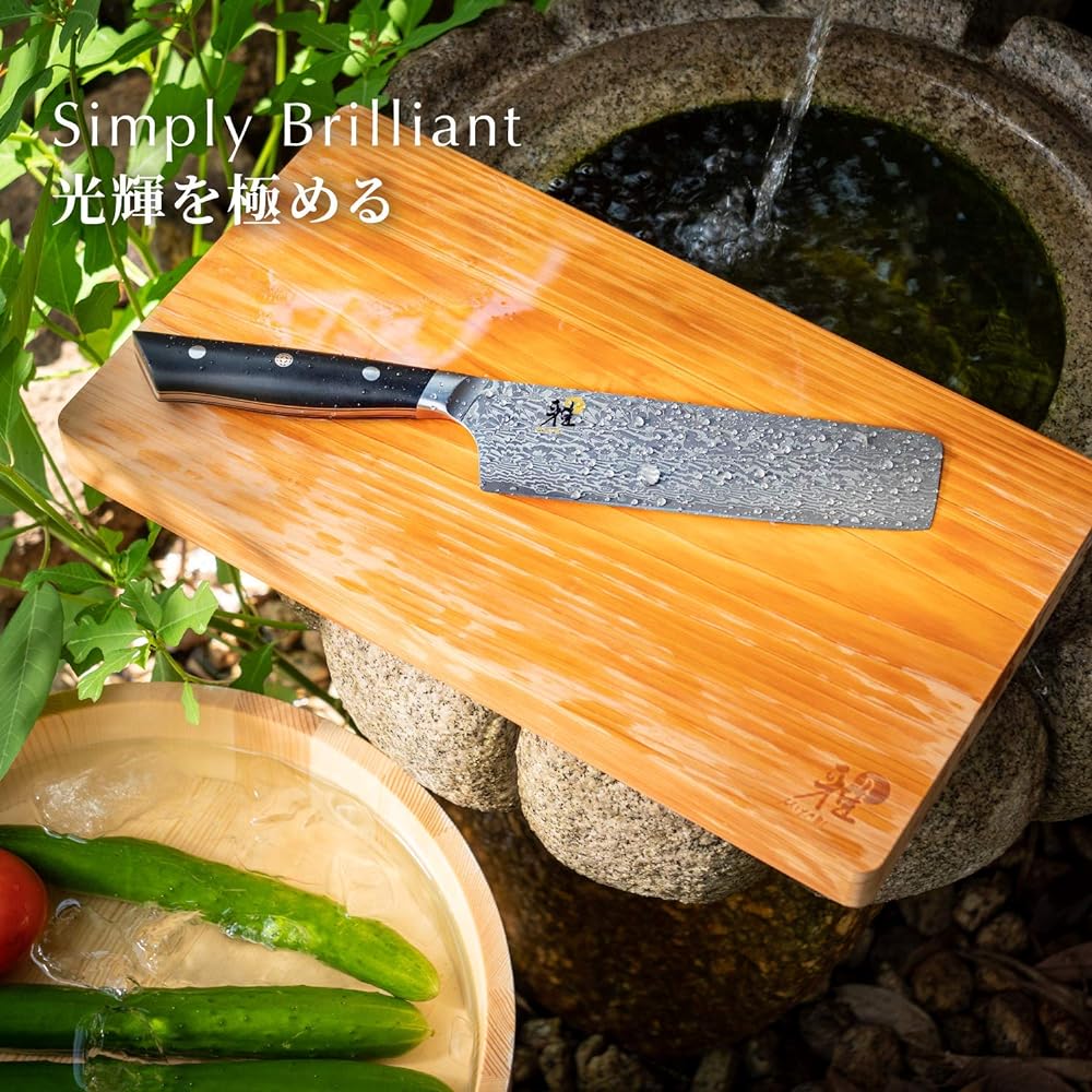 MIYABI "800DP Small Knife 140mm Made in Japan" Damascus Fruit Petit Knife Kitchen Knife Multilayer Steel Made in Seki City, Gifu Prefecture [Authorized Japanese Product] 54481-141