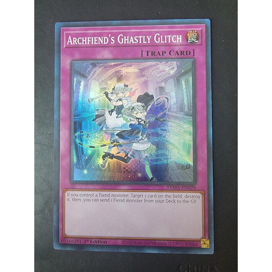 Archfiend's Ghastly Glitch - TAMA-EN026 - Tactical Masters - Super Rare - 1st Edition