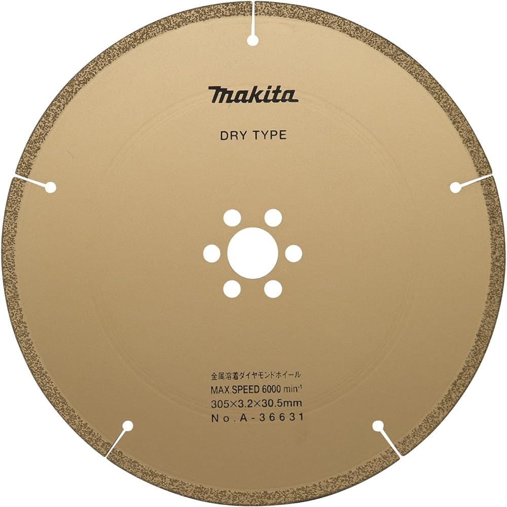 Makita Diamond Wheel Outer Diameter 106mm for Cast Iron Pipe Metal Welding A-36740