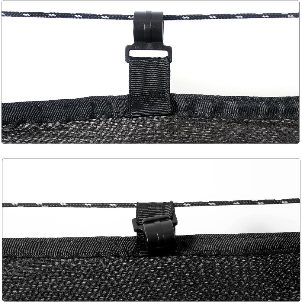 Unigear Mosquito Net for Hammocks High Density Effective Breathable Mosquito Repellent Net Bug Net Outdoor Camping Equipment Park Nap Mesh Tent Large Size (Black)