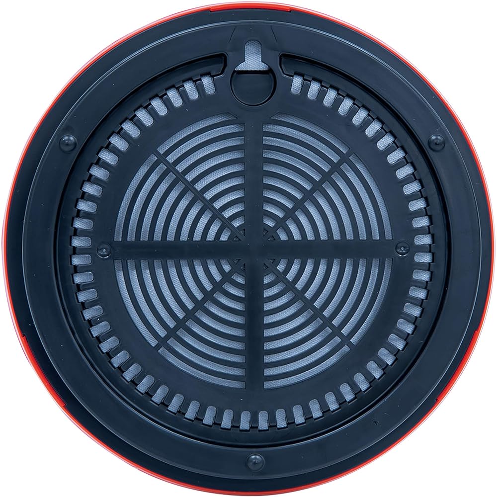 Shinwa Sokutei Thermohygrometer F-3LII Red 15cm Heatstroke Warning Round Rainproof Type 70600