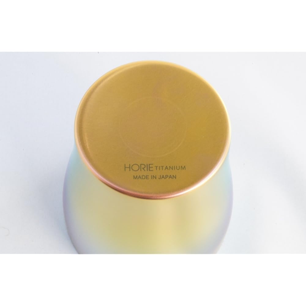 HORIE Made in Tsubame, Niigata Prefecture Pure Titanium Double Tumbler 250cc Aloha Sunset Set of 2 T-15-AS250SET T-15-AS250SET
