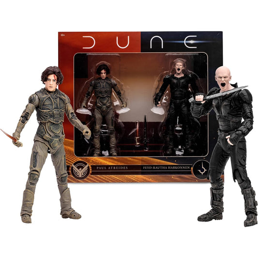 McFarlane - Dune 2-7" Paul Atreides & Fayed-Lotha Harkonnen Action Figure 2-Pack