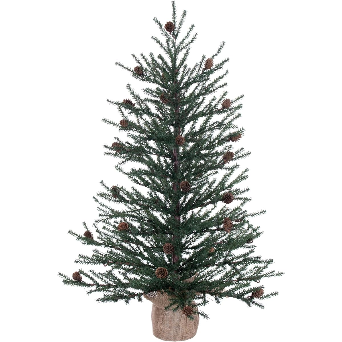 Vickerman Carmel Pine with Cones and 684 Tips Burlap Base, 30-Inch [Parallel Import]