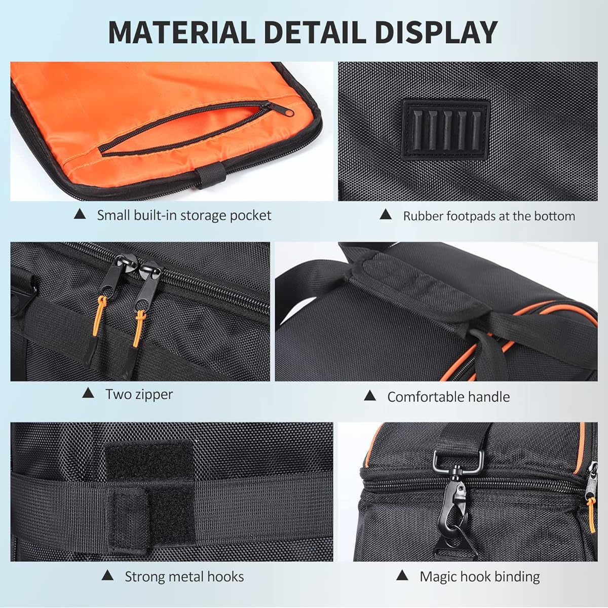 OUKNAK Speaker Bag Travel Case Replacement for JBL Partybox Encore Essential Portable Speaker Carry Tote Bag Backpack for JBL Speaker (for JBL Partybox Encore Essential)
