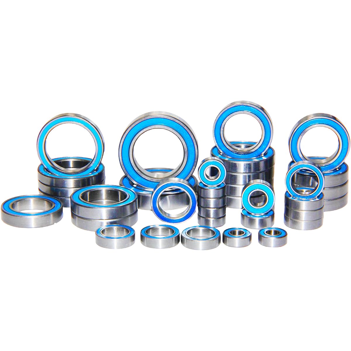 Winter Evening 8S Bearing Kit (35) for Traxxas XMAXX 8s + 2 Bonus Bearings for RPM Hubs