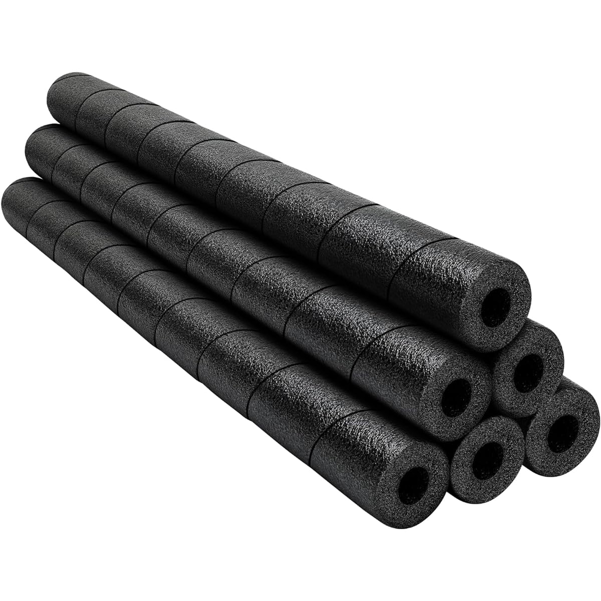 6 Pack 25 Inch Pole Wrap Pipe Wrap Insulation Basement Pole Pad Pool Noodle Basement Pole Cover Garage Pole Pad No Glue or Adhesive Bumper Outdoor Pole Protector