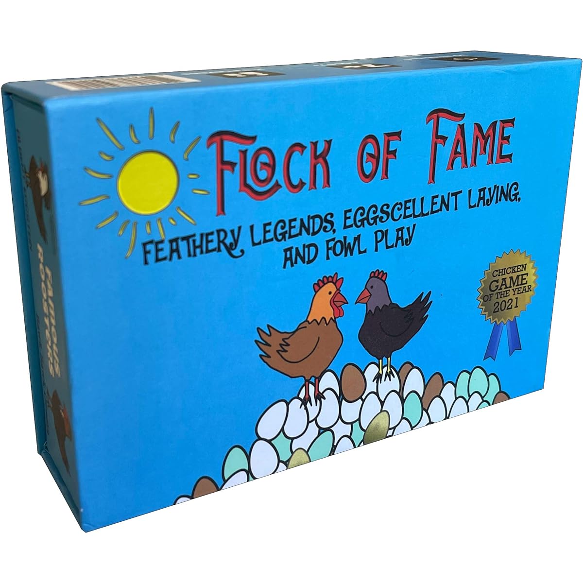 LXElabs Flock of Fame: A card game of famous chickens flocking together in unprecedented times