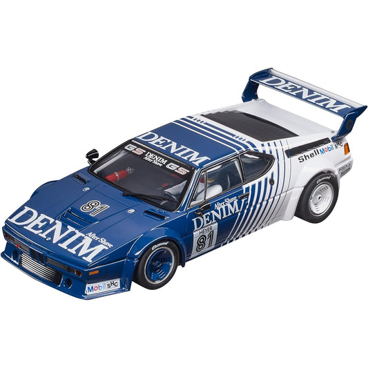Carrera 23909 BMW M1 Procar Denim No.81 1980 1:24 Scale Digital Slot Car Racing Vehicle for Carrera Digital Slot Car Race Tracks