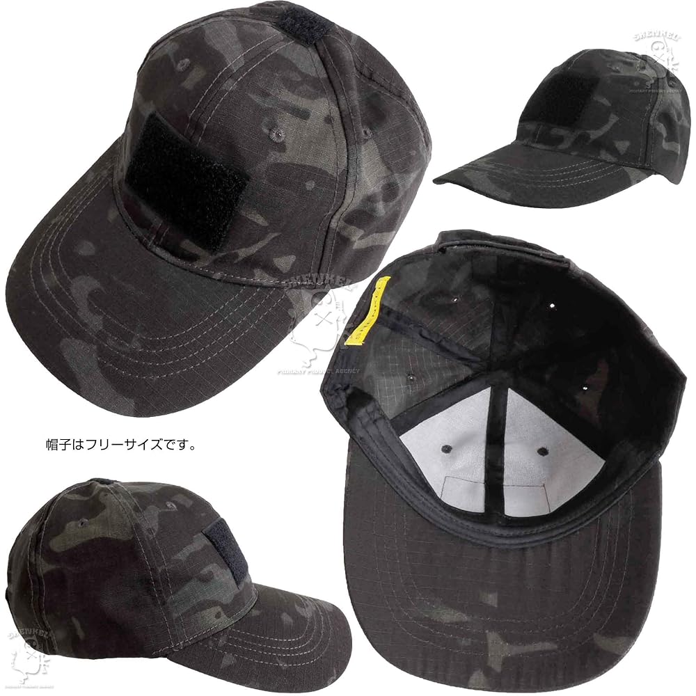 [SHENKEL] Camouflage top and bottom/baseball cap set Multicam black US size S bdu-mcb06-S [Parallel import goods]