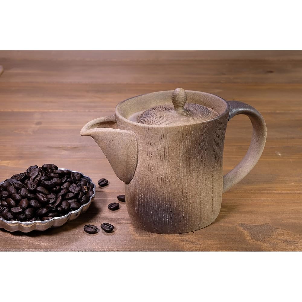 Isshin kiln baked coffee teapot Tokoname ware SOLO 280cc Traditional craftsman Eiichi Tsuchihira