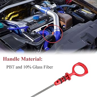 AUCERAMIC Engine Oil Dipstick Replacement 9497557 Dipstick Volvo S70 S60 XC90 V70 S80 XC70 2.4L 2.5L