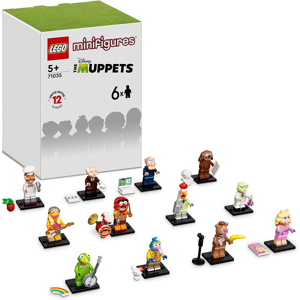 LEGO Minifigures LEGO(R) Minifigures The Muppets Series 6 Pack Set 71035 Toys Blocks Boys Girls Ages 5 and Up