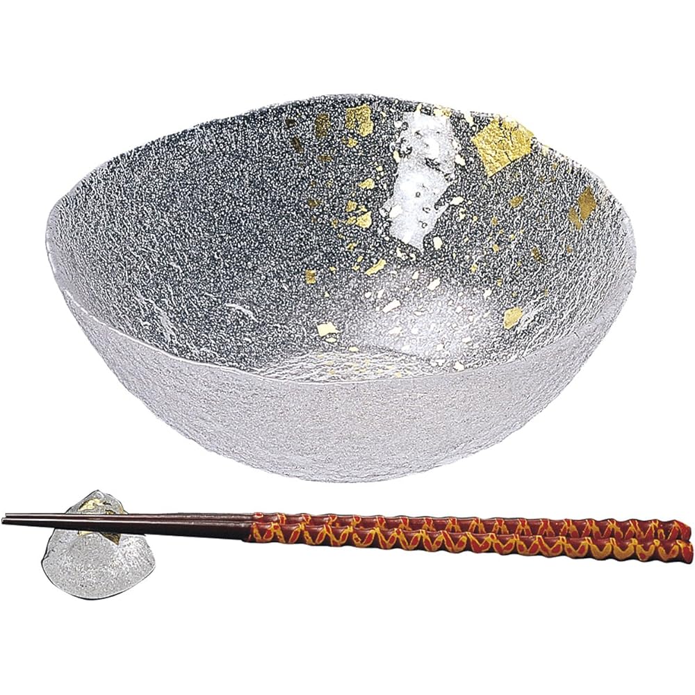 Gold Awayuki Boat-shaped small bowl set YO-5590