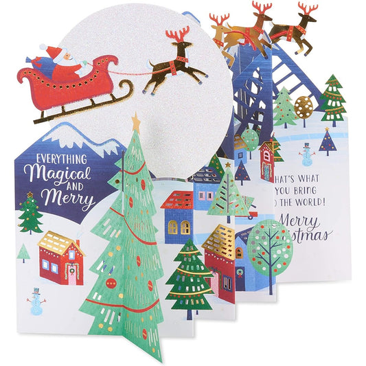 American Greetings Pop-up Christmas Card (Santa)