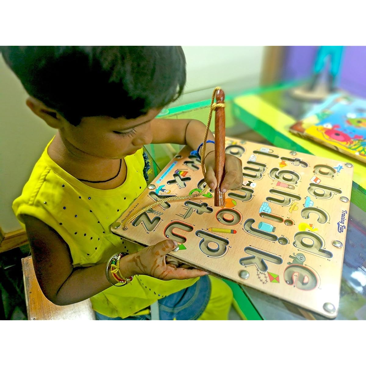 MFM TOYS Trace the Letter Game English Uppercase Alphabet