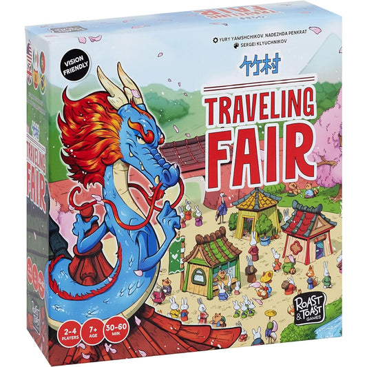 Traveling Fair | Family Board Game | Board Game for Adults and Families | Adventure Board Game | Board Game for Kids and Parents | Ages 7+ | For 2-4 Players | Average Play Time 30-60 minutes