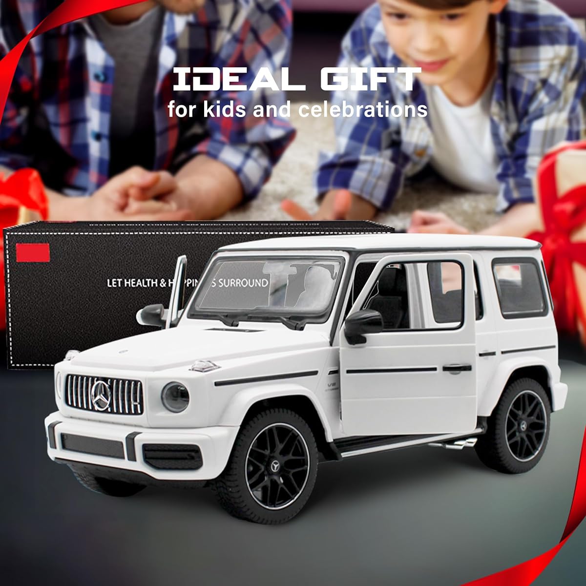 RASTAR◇Mercedes-Benz (G-Class) G63AMG◇Licensed RC 1/14 Radio Control Car/White