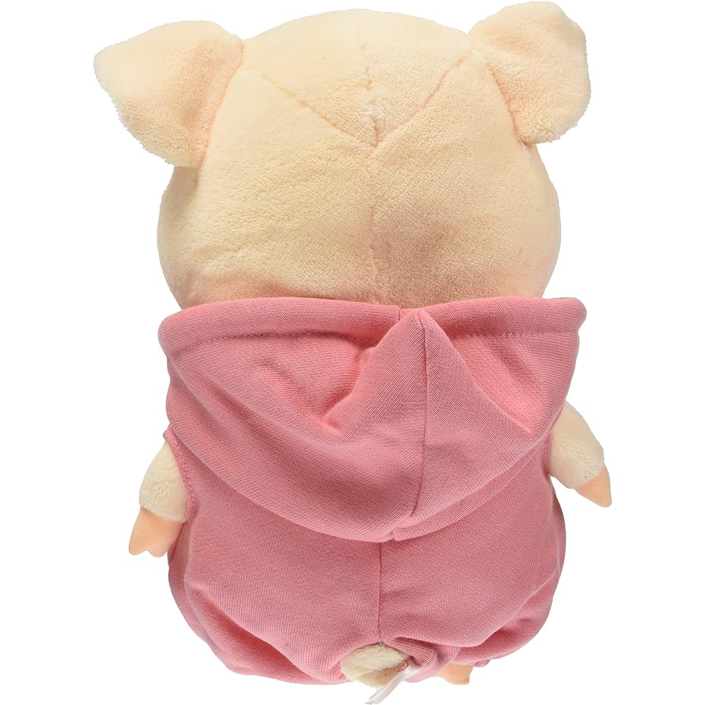 Naito Design Institute Puton Plush Toy M Peach Parka