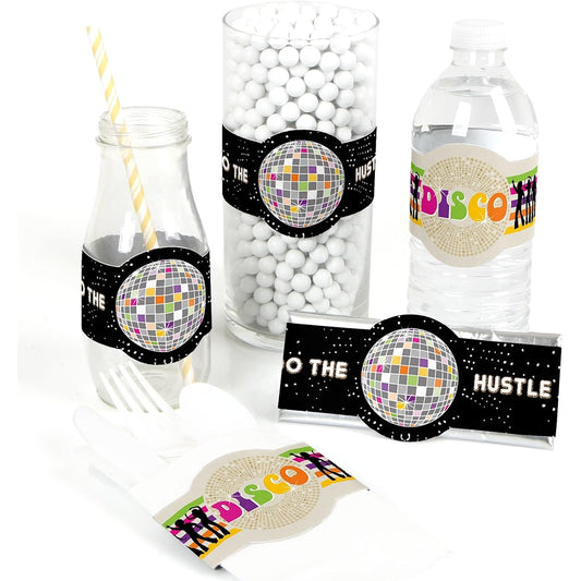 70's Disco - DIY Party Supplies - 1970's Disco Fever Party DIY Rapper Favors & Decorations - Set of 15