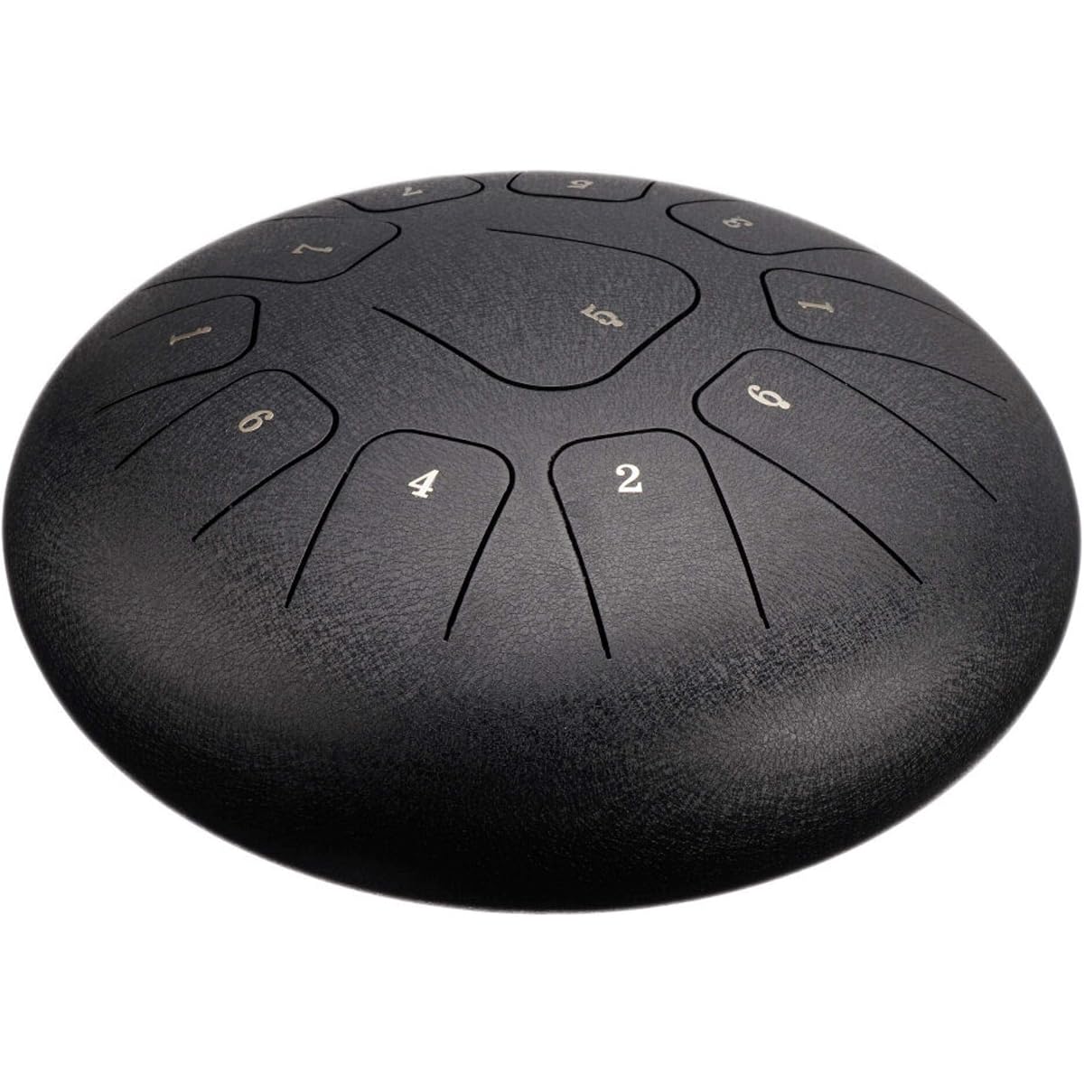 Tongue Drum 12 Inch Steel Tongue Drum Hand Pan Hand Drum Measure 11 Notes Tank Drum + Mallet Bag Suitable for Various Activities (Size:30.5x11cm; Color:Gold)