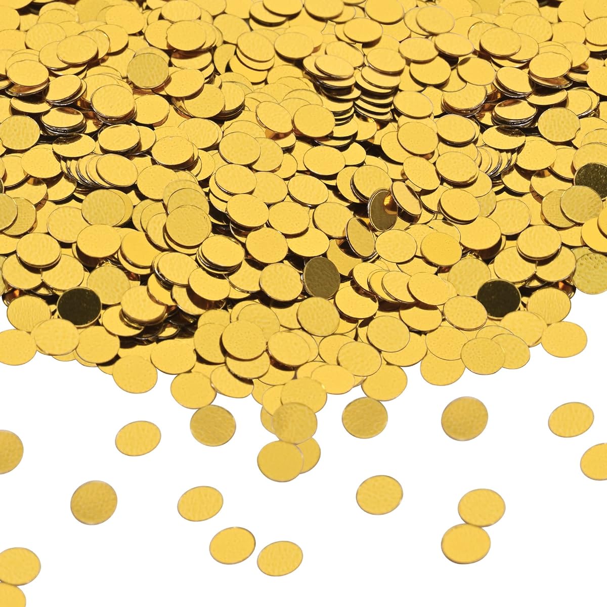 Beistle 4 Packages Fanci Fetti Dots, 1oz Confetti in Package, Total 4oz Confetti (Gold)