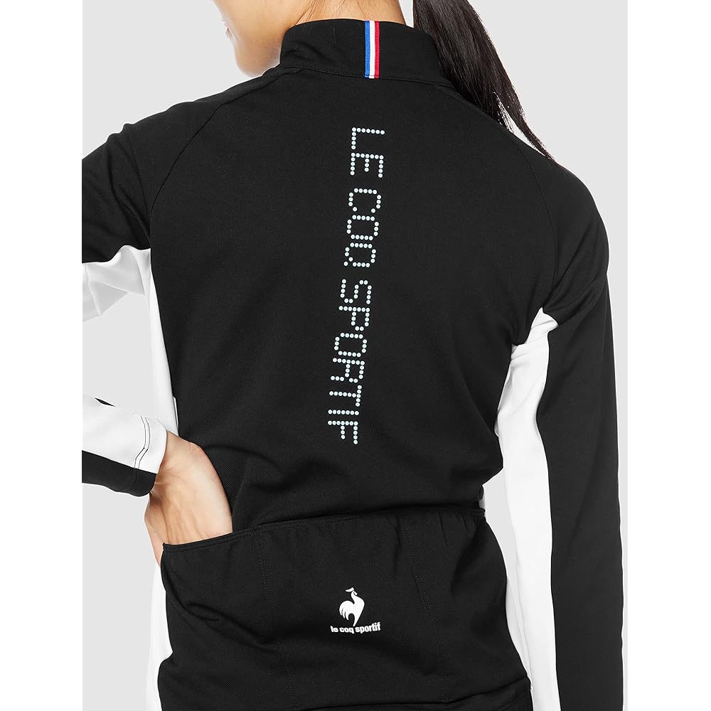 [Le Coq Sportif] Women's Long Sleeve Shirt, Cycling, Windproof, Heat Retention, Stretch