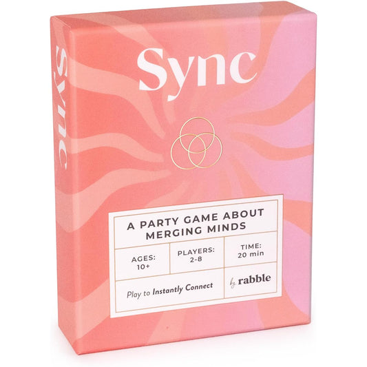 Sync - A Party Game About Merging Minds | Family Party Games, Card Games, Kids, Teens, Adults, Large Groups, Game Night, Travel