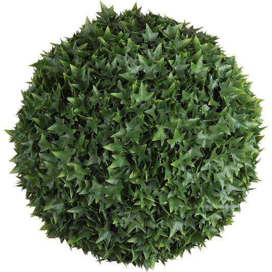 Vickerman Everyday 15" Artificial Mini Ivy Ball, UV Resistant Indoor Outdoor Plant Ball for Home and Office Decor, Maintenance Free