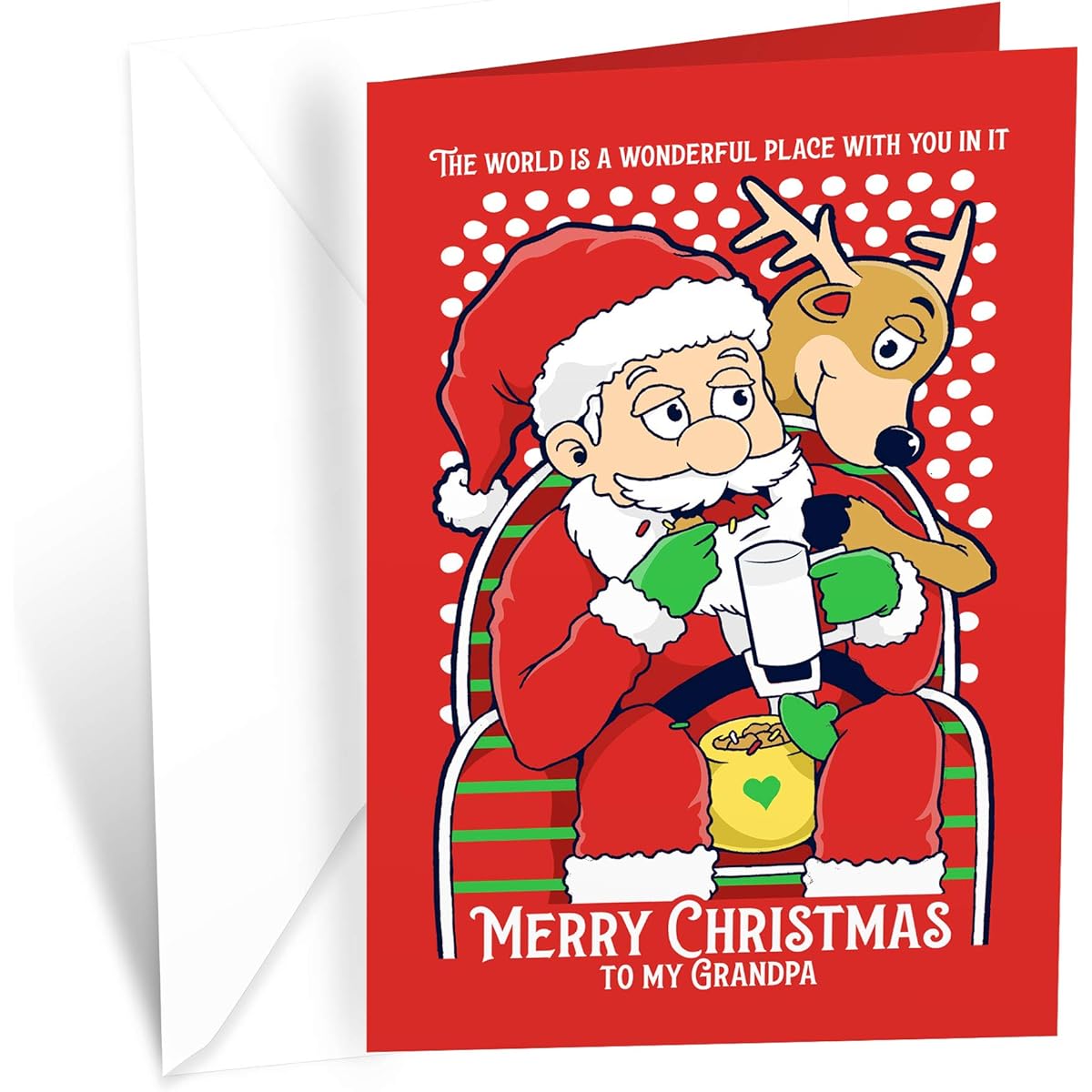 Prime Greetings Christmas Card Grandpa (Grandpa)