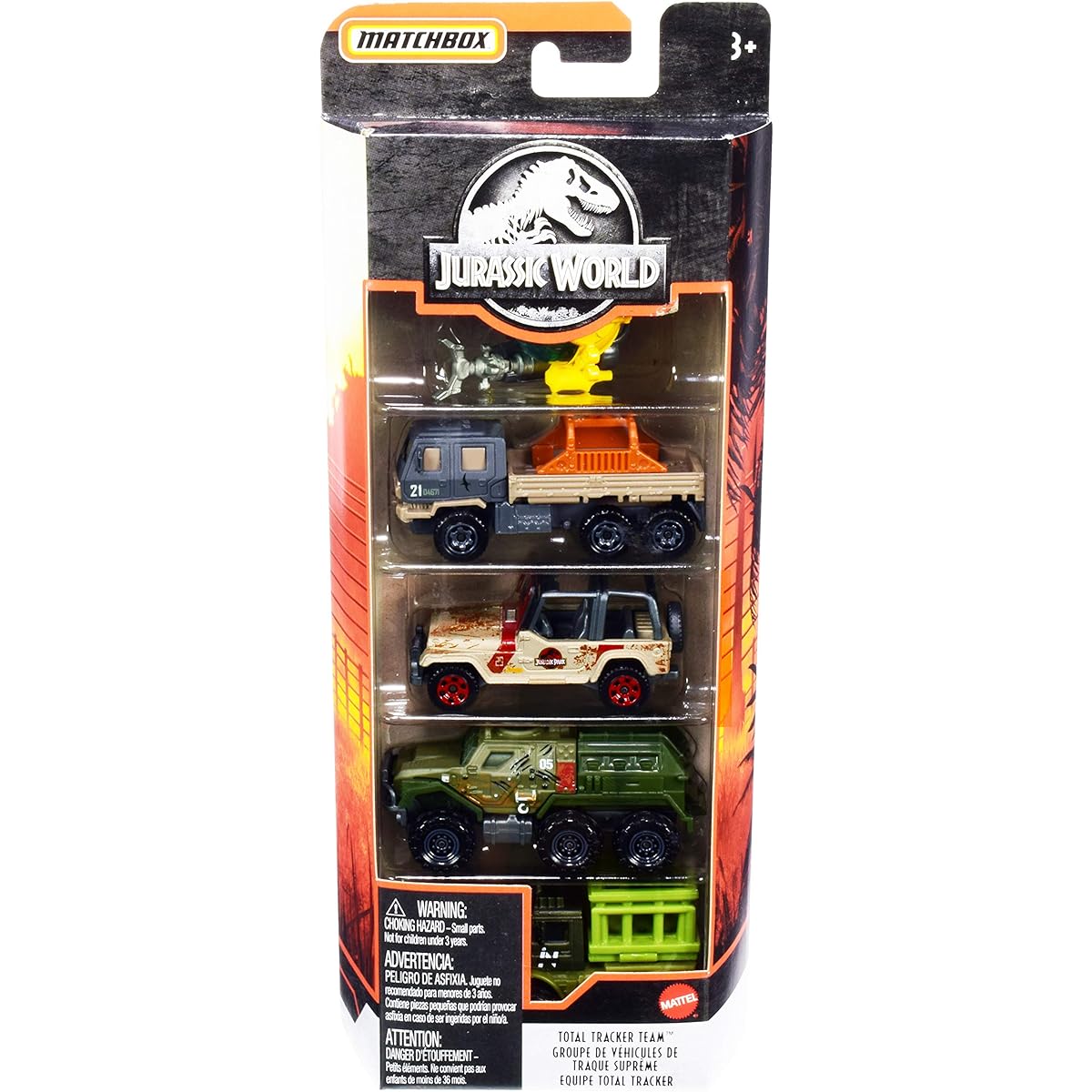 Matchbox Jurassic World Total Truckers Team 5 Pack