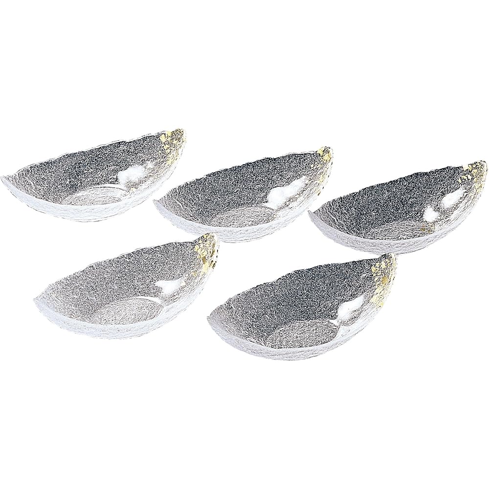 Gold Awayuki Boat-shaped small bowl set YO-5590