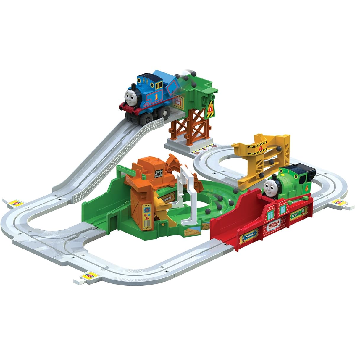 TOMY Thomas and Friends Big Loader, Sodor Delivery Set Train, Blue