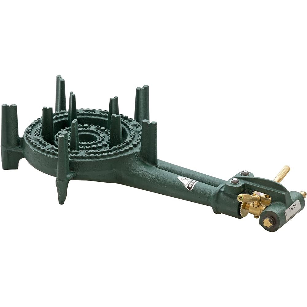 Cast iron stove TS-210HP burner only, with blades, with starter light, city gas -