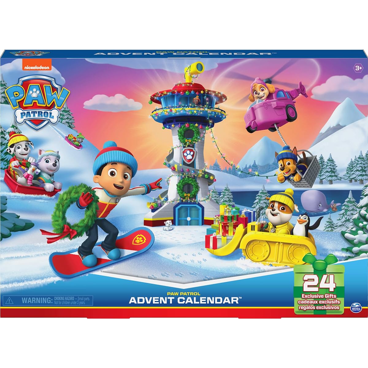 Paw Patrol Toys Advent Calendar 2021 24 Figure Set Christmas Calendar Kids Toys for Boys and Girls