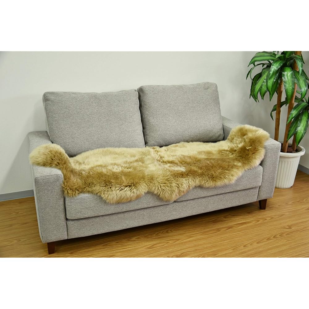 BOMA Shearling Brown Approx. 55 x 160cm 2 animals 630472BO