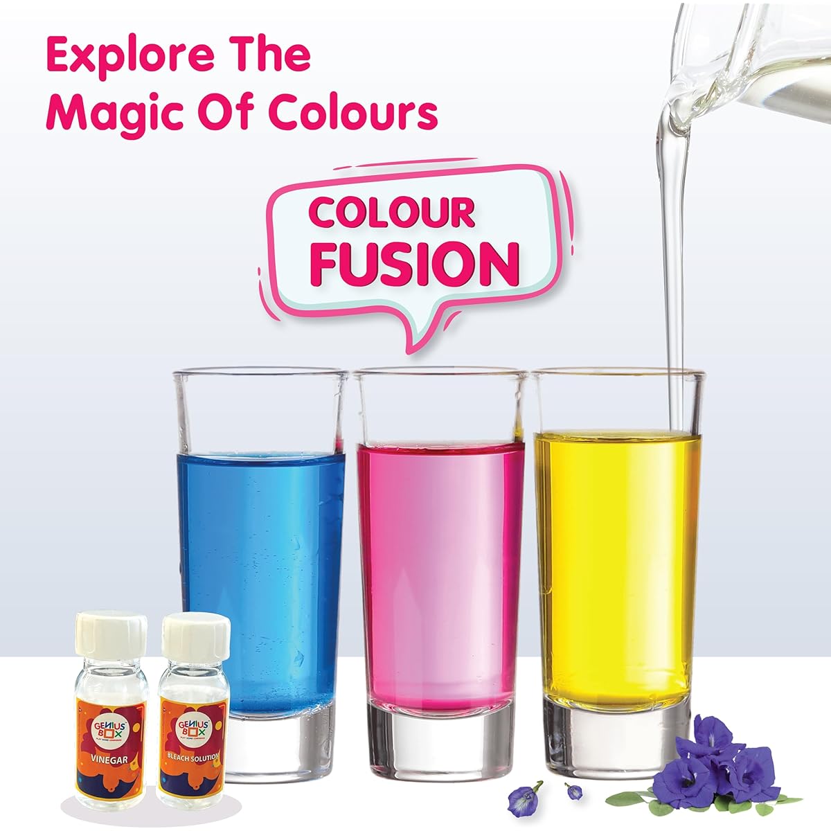 Genius Box - Play some Learning 3 in 1 Activity S.T.E.M Learning Kit Ages 7+: Magical Science Activity Kit