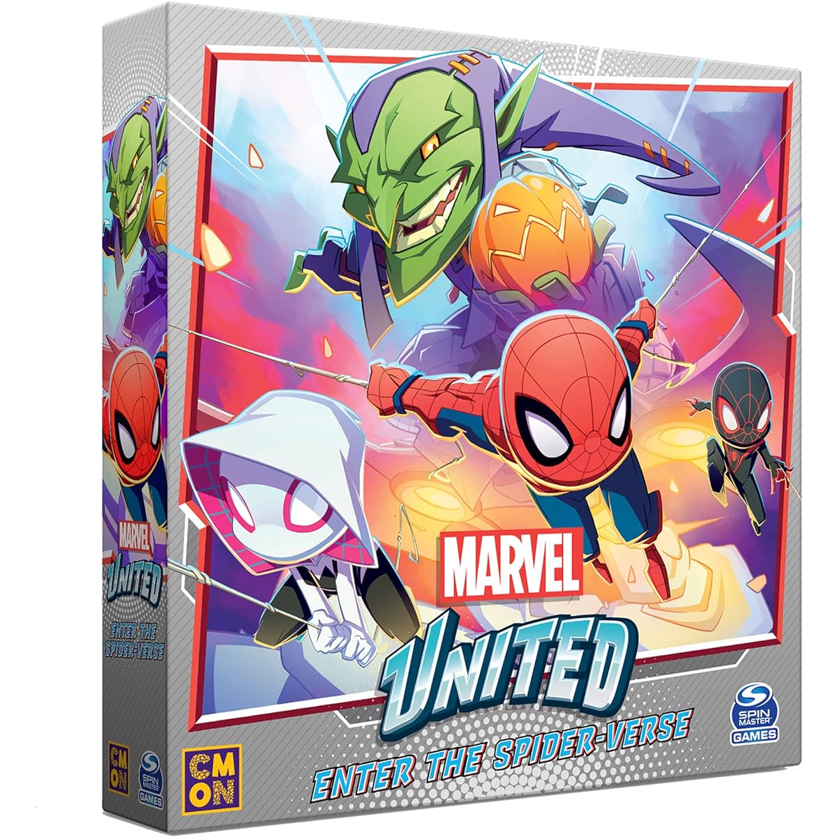 ited Enter the Spider-Verse Expansion | Tabletop Miniatures Game | Strategy Game | Cooperative Game for Adults and Kids | Ages 14+ | For 1-4 Players | Average Play Time 40 Minutes | Maid Marvel United Enter the Spider-Verse Spider-verse (English Edition)
