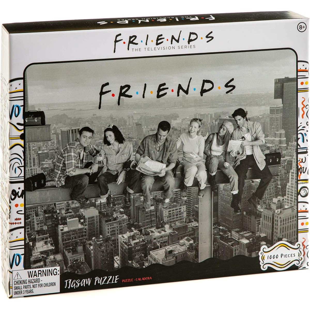 Paladone Friends Puzzle with Skyscrapers 1000 Piece Jigsaw Puzzle