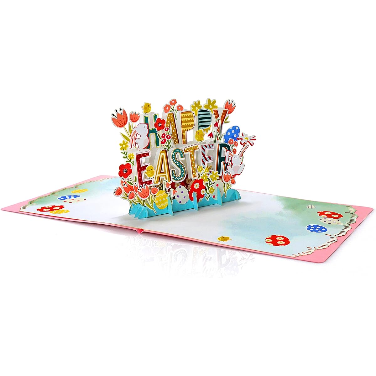 CUTPOPUP Easter Card Pop-up 3D Greeting Card (Happy Easter Text)