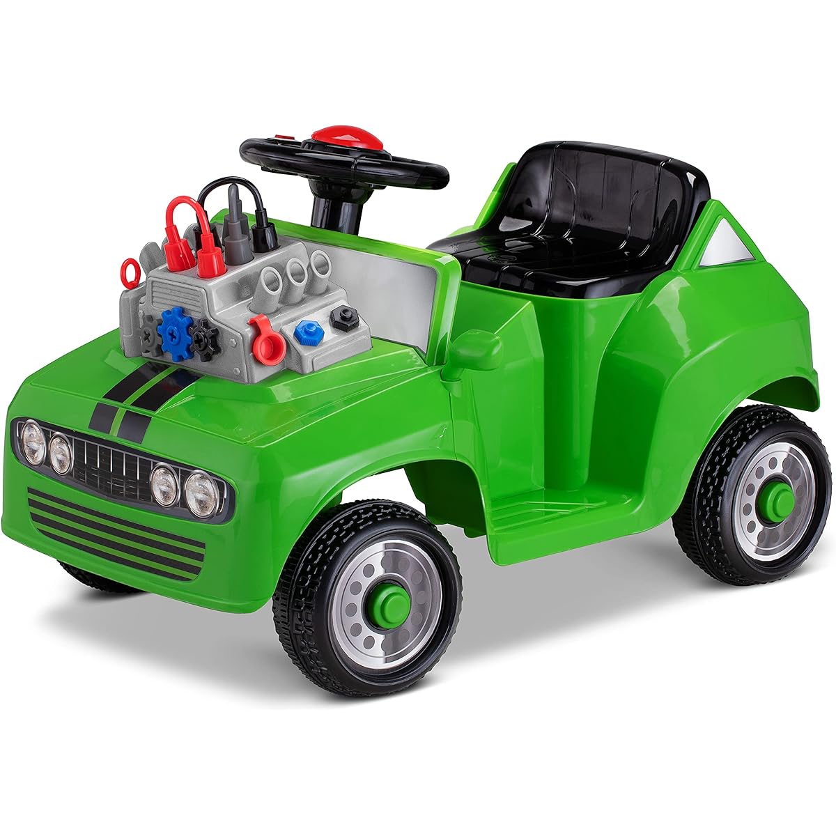 Kid Trax Fix & Ride Car, Electric Quad Ride-on Toy for Toddlers, 6 Volt Kids, Age 1.5-2.5, Max Rider Weight 44 lbs, Green