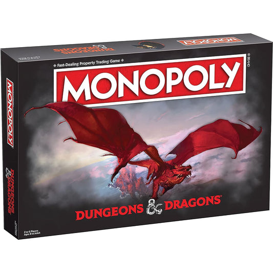 Monopoly Dungeons & Dragons | Collectible Monopoly Featuring Familiar Locations and Iconic Monsters from the D&D Universe for 2-6 Players